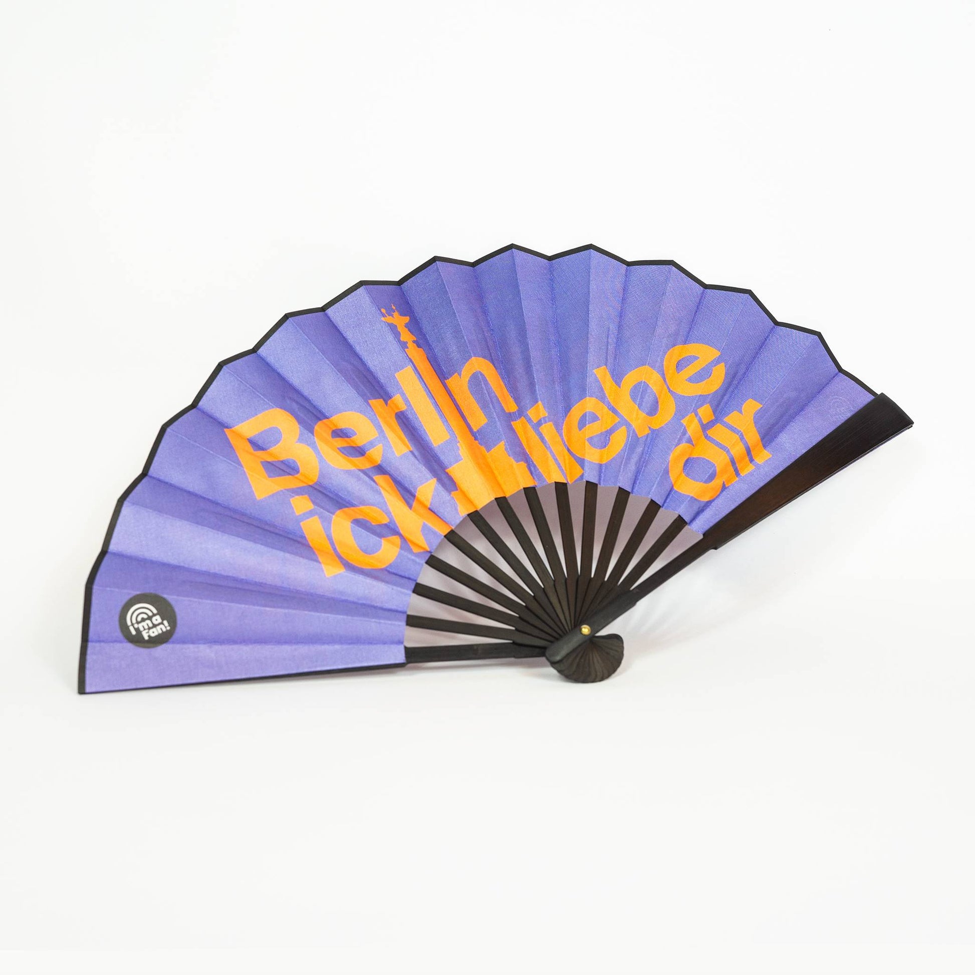 Fächer mit Berlin Motiv "Berlin ick liebe dir" von I'm a Fan!